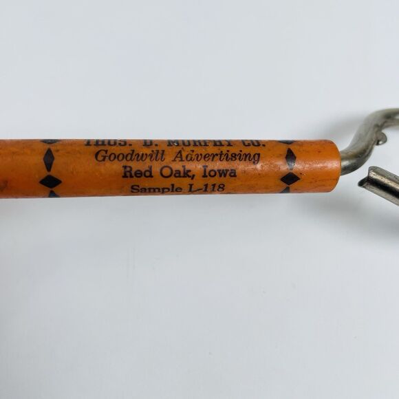 VTG Thos D Murphey Calendar Co Advertising Bottle Opener Screwdriver Red Oak IA - Picture 5 of 8